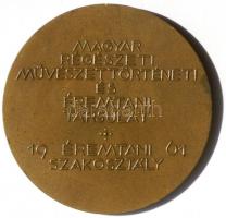 Reményi József (1887-1977) 1961. "Magyar Numizmatikai Társulat 1901." bronz emlékérem (60m...