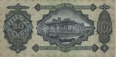 1920. 20f (2x) + 50f + 1930. 20P + 1939. 5P + 1945. 10.000P hamis "MINTA" felülnyomással +...