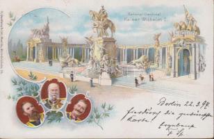 1897 Berlin National monument Ga. litho