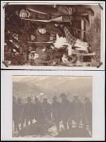 2db klf kisméretű vadász témájú fotó