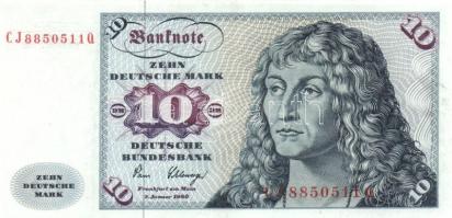 NSZK 1980. 10M T:II GFR 1980. 10 Mark C:XF