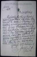 1939 Feigl L. Henrik gyöngyösi főrabbi által aláírt bizonyítvány