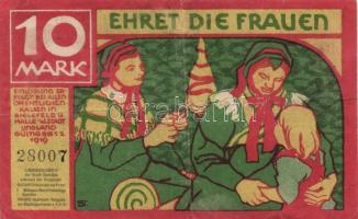 Német Birodalom/Weimari Köztársaság/Bielefeld/Solingen/Hannover/Berlin 1919. 10M háborús szükségpénz...