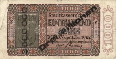 Német Birodalom/Weimari Köztársaság/Bielefeld/Solingen/Hannover/Berlin 1919. 10M háborús szükségpénz...