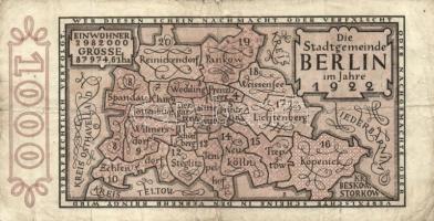 Német Birodalom/Weimari Köztársaság/Bielefeld/Solingen/Hannover/Berlin 1919. 10M háborús szükségpénz...