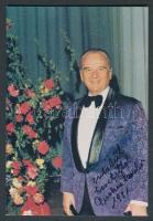 Puskás Sándor magyar nótaénekes dedikált fotója