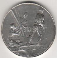 Franciaország 1900. "Eiffel torony..." ezüstözött bronz T:2