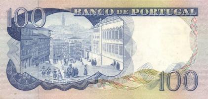 Portugália 1965. 100Esc T:II (apró szakadás)
Portugal 1965. 100 Escudos C:XF (tiny split)