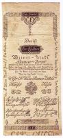 1800. 1G "Wiener-Stadt Banco-Zettel" T:III /  Habsburg Monarchy 1800. 1 Gulden "Wiener-Stadt Banco-Zettel" C:F Kodnar 30a.