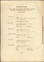 1934 M. kir. Operaház 50 éves fennállására rendezett ünnepség műsorfüzete (hajtott)