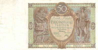 Lengyelország 1919. 1000M + 1922. 10.000M + 1929. 50Zl + 1940. 10Zl + 20Zl + 1948. 20Zl T:II,II-,III...