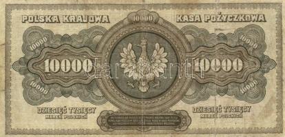 Lengyelország 1919. 1000M + 1922. 10.000M + 1929. 50Zl + 1940. 10Zl + 20Zl + 1948. 20Zl T:II,II-,III...