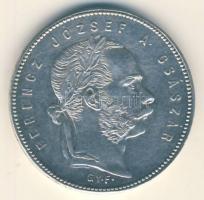 1868GY.F. 1Ft Ag "Angyalos címer" T:2/2- k