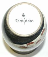 AZ Rheinfelden jelzett mázas kerámia váza hibátlan állapotban 21cm magas