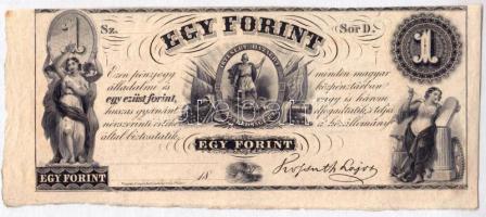 1852. 1Ft + 2Ft "Kossuth bankó" keltezés nélkül T:I /  Hungary 1852. 1 Forint + 2 Forint "Kossuth" without date C:Unc