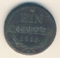 Ausztria/magyar verdejel 1816S 1Kr T:2-