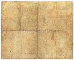 1847. 5G "Privilegirte..." T:III- apró lyuk, szakadás /
Austrian Empire 1847. 5 Gulden &qu...