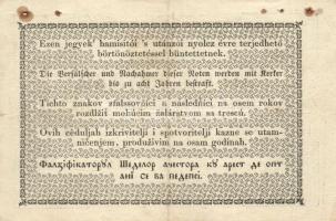 1849. 2Ft "Kincstári utalvány" T:III (4 apró lyuk,tűzőgép nyomai)