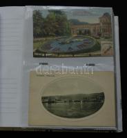 200 darabos háború előtti, nagyrészt magyar városképes gyűjtemény, lithokkal, jó darabokkal berakóba...