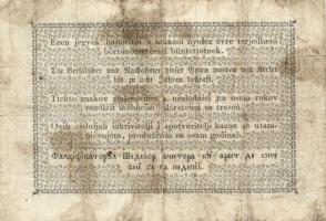 1848. 1Ft "Kossuth Bankó" T:III-(apró lyuk)