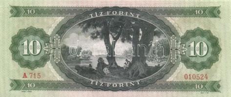 1969. 10Ft (2x) egymás utáni sorszámmal! T:I
