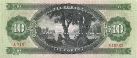 1969. 10Ft (2x),papírránccal és egymás utáni sorszámmal! T:I