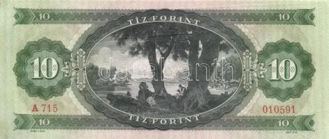 1969. 10Ft (2x) egymás utáni sorszámmal! T:I(apró sarokhajlás)