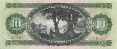 1969. 10Ft (2x) egymás utáni sorszámmal! T:I(apró sarokhajlás)
