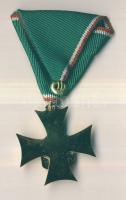 1990-es évek Magyar Királyi Csendőr Bajtársi Közösség - Csendőr Érdemkereszt szalaggal T:1