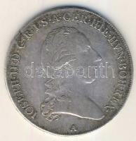 Ausztria 1789A 1/2 Kronenthaler Ag "II. József" (14.7g) T:2,2- /  Austria 1789. 1/2 Kronenthaler Ag "Joseph II" Wien (14.7g) C:XF,VF