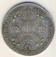 Ausztria 1789A 1/2 Kronenthaler Ag "II. József" (14.7g) T:2,2- / 
Austria 1789. 1/2 Kronen...