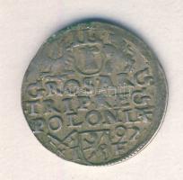 Lengyelország/Moneta Regni Poloniae 1592. 3Gr "Sigismund III." Ag (Z.Klimek: 596.d) T:3+/2...