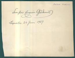 1929 Indiai politikusok és uralkodók aláírásai és fotói két füzetlapon. Bartha Gyula és Sulkowky Zol...