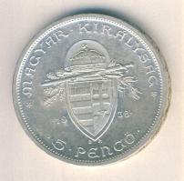 1938. 5P Ag "Szent István" T:2