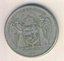 1930. 5P Ag "Horthy jobbra" T:3