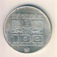 Ausztria 1976. 100Sch Ag "Innsbruck - XII. téli olimpia" T:2 Austria 1976. 100 Schilling Ag "Winter Olympics Innsbruck" C:XF
