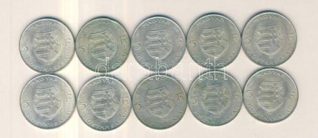 1947. 5Ft Ag "Kossuth" (10x) T:vegyes