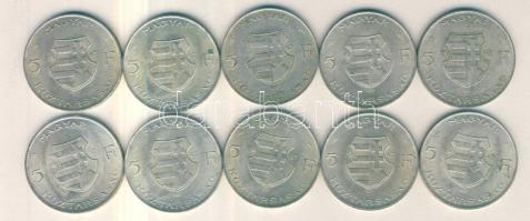 1947. 5Ft Ag "Kossuth" (10x) T:vegyes