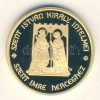 2010. 50000Ft Au "Szent István intelmei Szent Imre herceghez" (6,982g) T:PP Csak 5000db! T...