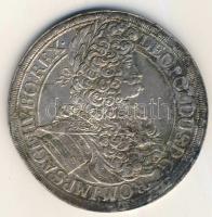 Ausztria 1696. Tallér Ag "I. Lipót" Bécs (28.7g/46mm) T:2- patina, ph. /  Austria 1619. Thaler Ag "Leopold I" Vienna (28.7g/46mm) C:VF patina, edge error Davenport 3230.