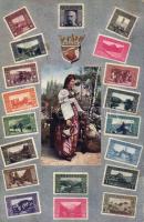 Bosnia Herzegovina stamps, folklore