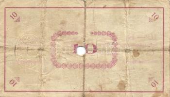 Pápa 1919. "Pápai csekk" 10K (2x) "A" és "C" sorozat + 20K (2x) "...