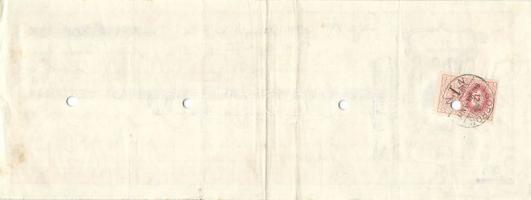 Sopron 1938-40. 3klf kitöltött váltó hátoldalukon illetékbélyeggel, lyukasztva mindegyik