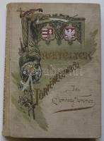 ~1910 Donászy Ferenc: Rejtélyek a történelemből - elbeszélések az ifjúság számára, Atheneum nyomda Bp., kiadói festett dombornyomott vászonkötésben