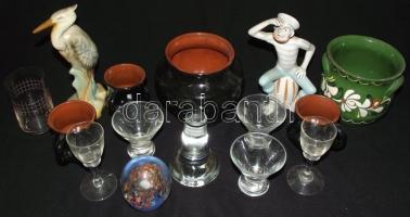 Vegyes bolhapiac tétel sok érdekességgel / Large mixed fleemarket lot with many interesting pieces