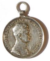 1917. Kis Ezüst Vitézségi Érem "Fortitudini / IV. Károly" mellszalag nélkül Szign.: Kautsch T:2- /  Hungary 1917. Medal for Bravery, silver II class without ribbon Sign.: Kautsch C:VF