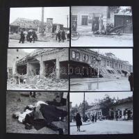 1944  15db negatív és 6db fotó Miskolc bombázásáról