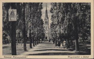 Budapest II. Máriaremete kegytemplom, főút