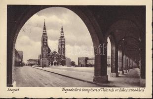 Szeged Fogadalmi templom a Nemzeti emlékcsarnokkal