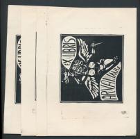 60db klf magyar és külföldi ex libris